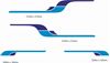 Picture of Split Stripe Side / General panel Decal / Stickers kit