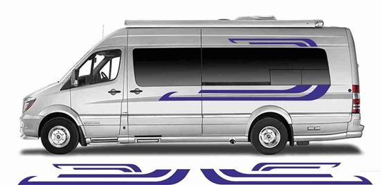 Picture of Van / Camper side stripes Decals / Stickers