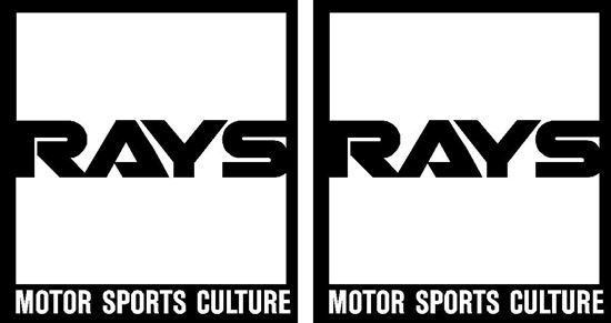 Picture of "Rays" JDM Decals / Stickers