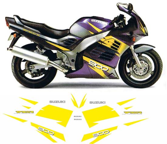 Picture of Suzuki RF900R 1996 replacement Decals / Stickers