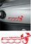 Picture of Fiat 500 / 595  Interior Dash "500" Vinyl overlay  &  Abarth Decal / Sticker
