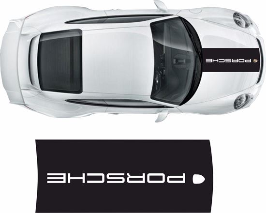 Picture of Porsche 911 / 991  2011 on Bonnet  Stripe / Sticker