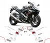 Picture of Relentless race replica Decals / Sticker kit for GSX-R 600 K6  2006 - 2007