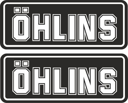 Picture of "Ohlins" Track and street race sponsor logo