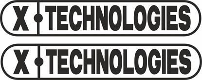 Picture of "X Technologies" Track and street race sponsor logo