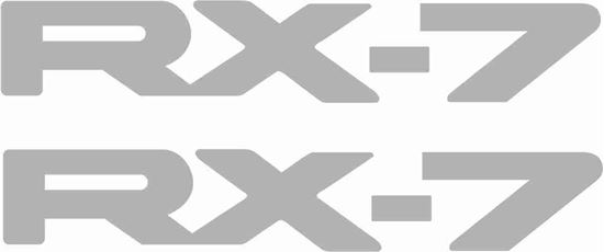 Picture of Mazda Efini RX-7 FD Decals / Stickers