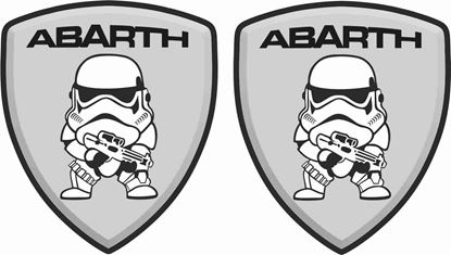 Picture of Fiat Abarth Stormtrooper Decals / Stickers