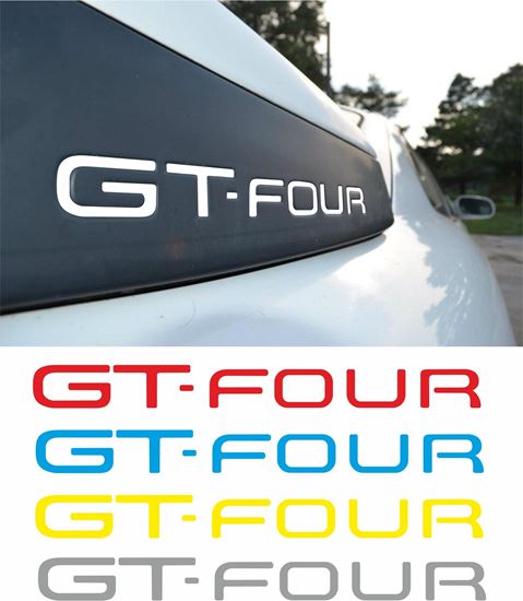 Picture of GT-Four ST205 WRC 1994 - 1999 spoiler Inlay Vinyl Decals / Stickers