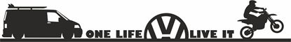 Picture of Transporter Camper T5 One Life Live it Decal / Sticker