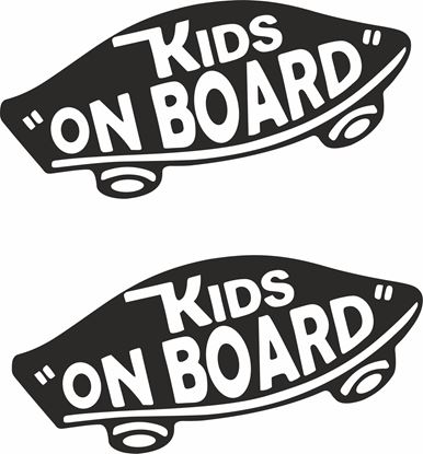 Picture of Kids on Board Decals / Stickers