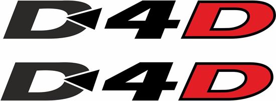 Picture of "D4D"Decals / Stickers