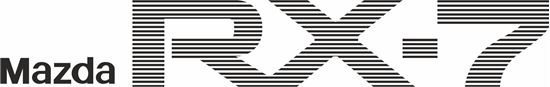 Picture of Mazda RX-7 1986 - 1988 replacement rear Decal / Sticker