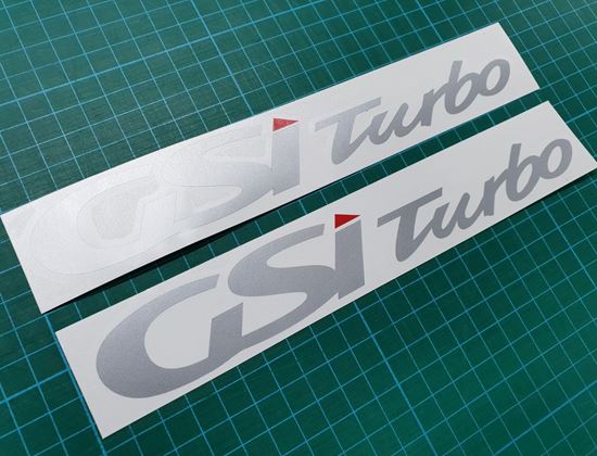 Picture of Vauxhall Zafira "GSi Turbo"  Decals / stickers