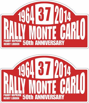 Picture of Mini Cooper Monte Carlo 50th Anniversary Decals / Stickers