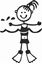 Picture of My Stick Family  "Daughter"  Figure  Sticker