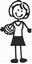 Picture of My Stick Family  "Mum"  Figure  Sticker