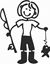 Picture of My Stick Family  "Mum"  Figure  Sticker