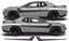 Picture of Dodge Challenger  2008 - 2019 side Stripes / Stickers