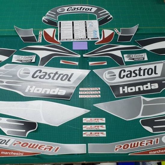 Picture of Honda CBR 1000RR 2011 Team Castrol superbike Custom Decals / Stickers
