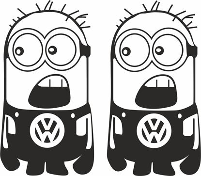 Picture of Minion VW  general panel  Decals /Stickers