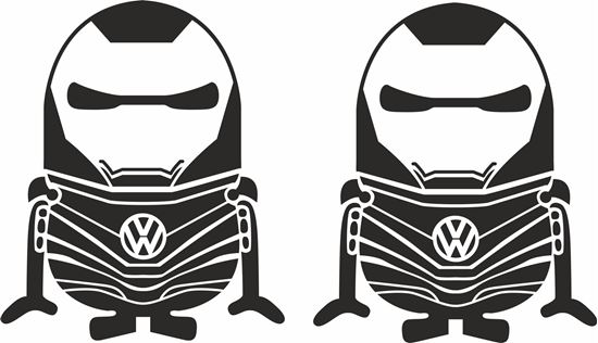 Picture of Minion VW  Iron Man general panel  Decals /Stickers