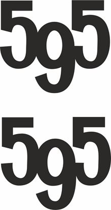 Picture of Fiat "595 " Decals / Stickers