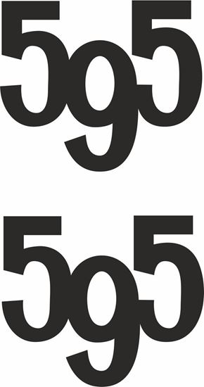 Picture of Fiat "595 " Decals / Stickers