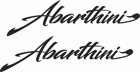 Picture of Fiat  "Abarthini"  Decals / Stickers