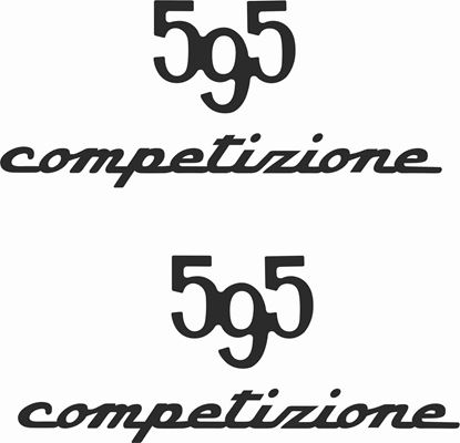 Picture of Fiat  595 Competizione Stickers / Decals