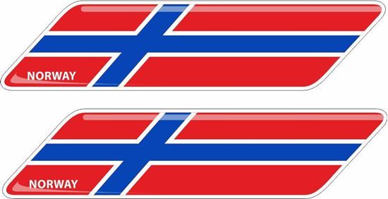 Picture of Norway 70mm Exterior Gel Badges