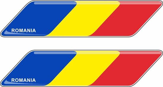 Picture of Romania 70mm Exterior Gel Badges