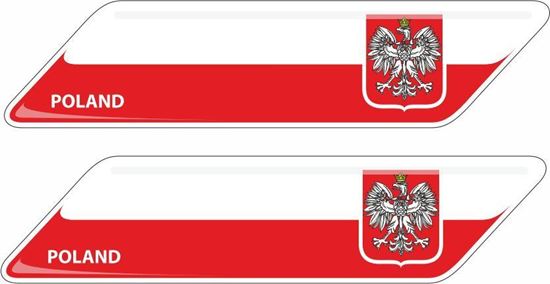 Picture of Poland 70mm Exterior Gel Badges