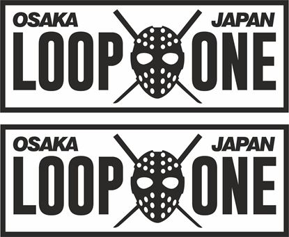 Picture of "OSKA JAPAN LOOP ONE"  JDM Decals / Stickers