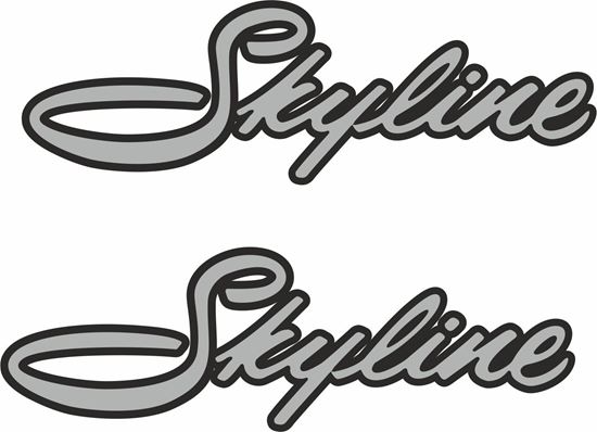 Picture of Nissan Skyline Hakosuka side  replacement  Decals / stickers