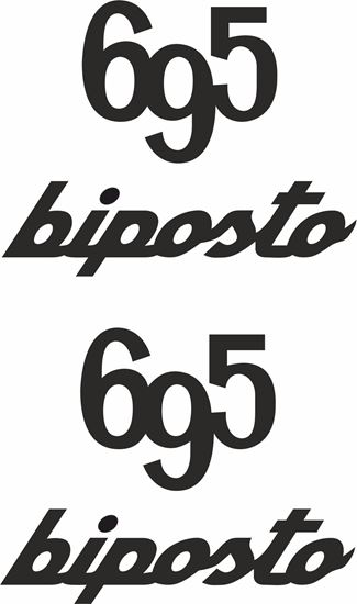 Picture of Fiat  695 Biposto Stickers / Decals