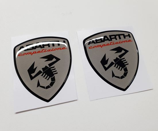 Picture of Fiat Abarth Competizione wing Badges 60mm