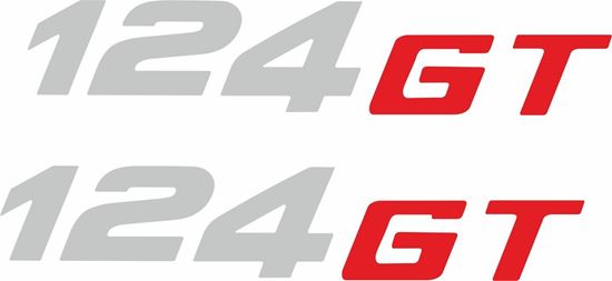 Picture of Fiat 124 GT  Decals / Stickers