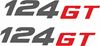 Picture of Fiat 124 GT  Decals / Stickers
