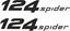Picture of Fiat 124 Spider  Decals / Stickers