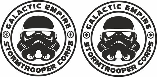 Picture of Storm Trooper Decals / Stickers