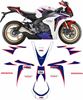 Picture of Honda CBR 1000RR Fireblade 2010 full HRC  replacement Decals / Stickers