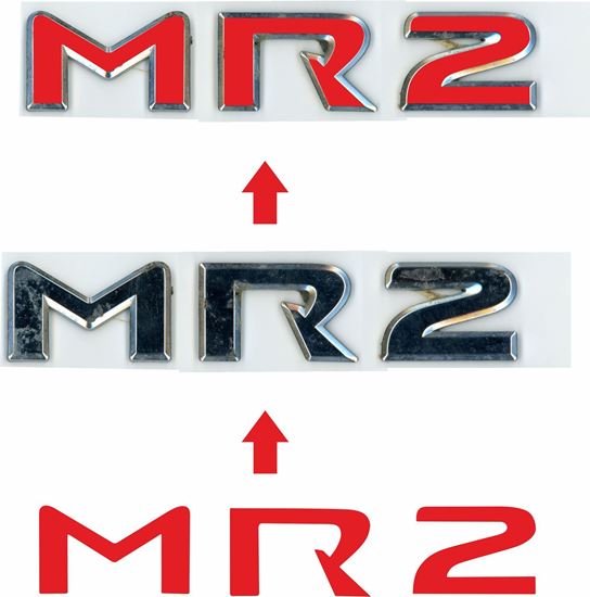 Picture of MR2 MK3 rear badge overlay Decal / Sticker