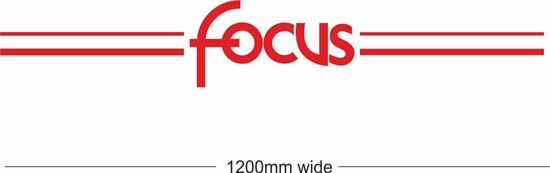 Picture of Ford  "Focus" Backflash Screen Sticker / Decal