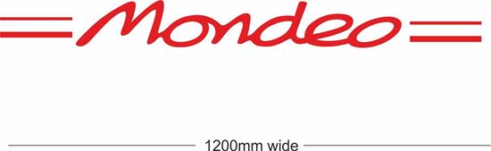 Picture of Ford  "Mondeo" Backflash Screen Sticker / Decal