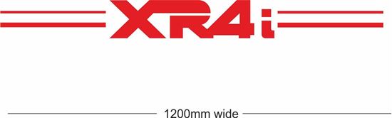 Picture of Ford  "XR4i" Backflash Screen Sticker / Decal