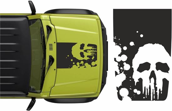 Picture of Jimny Punisher Bonnet Decal / Sticker