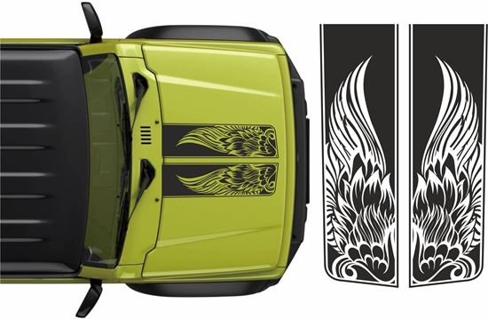 Picture of Jimny Wings Bonnet Decal / Sticker