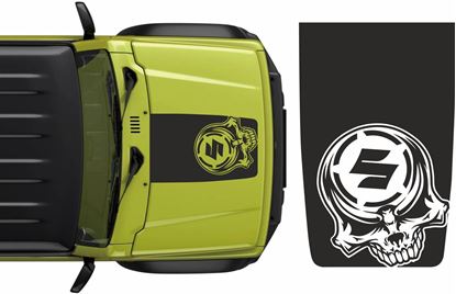 Picture of Jimny Skull  Bonnet  Decal / Sticker