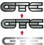 Picture of Vauxhall Astra MK2  GTE front Grille Badge restoration overlay  Decals / Stickers