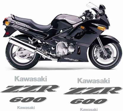 Picture of Kawasaki ZZR 600 1995 replacement Decals / Stickers